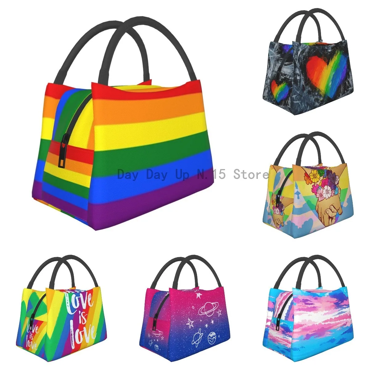 Pride Flag Lunch Box Reusable Lunch Bag Insulated Meal Bags Food Container For Boys Girls Men Women Adults Work Travel Picnic
Pride Flag Lunch Box Reusable Lunch Bag Insulated Meal Bags Food Container For Boys Girls Men Women Adults Work Travel Picnic