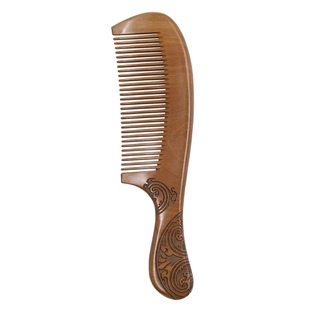 1pc 21cm Handle Peach Wood Hair Comb -sided Carving Hair Comb for Women
1pc 21cm Handle Peach Wood Hair Comb -sided Carving Hair Comb for Women