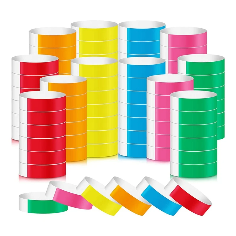 Colored For Events Wrist Bands Paper Bracelets Waterproof Arm Bands For Events Custom Adhesive For Party
Colored For Events Wrist Bands Paper Bracelets Waterproof Arm Bands For Events Custom Adhesive For Party