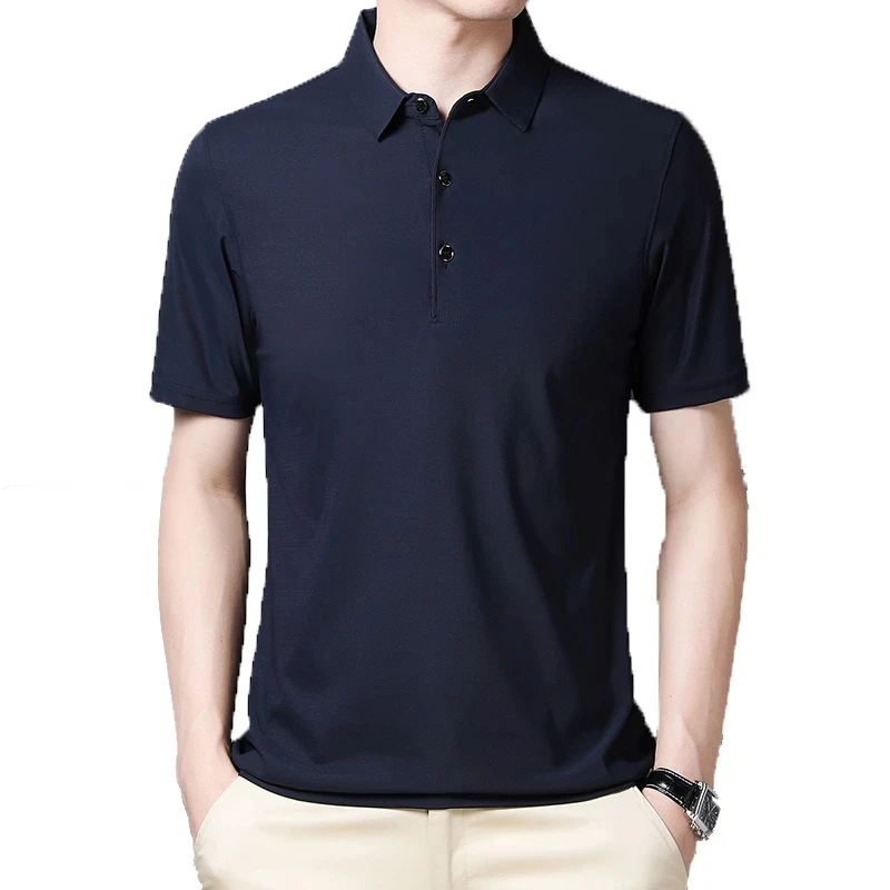 A8892 Summer Men T-shirt Casual Thin Turn-down Collar Tshirt Short-sleeved Solid Color Oversized T Shirt
A8892 Summer Men T-shirt Casual Thin Turn-down Collar Tshirt Short-sleeved Solid Color Oversized T Shirt