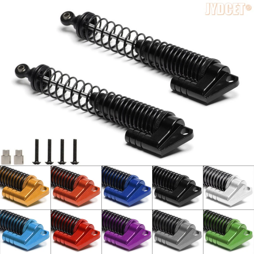 

2pcs 118mm Hole to Hole Aluminum alloy Dual Springs Damper Shock Absorber for RC Car 1/10 AXIAL HSP Drift Monster Crawler