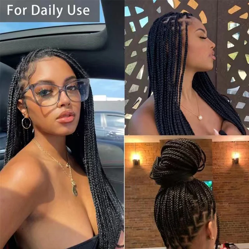 36 inch Full Lace Front Wigs For Black Women 32 Inches Box Braided Wigs Cosplay Glueless Africa Braided With Baby Hair
36 inch Full Lace Front Wigs For Black Women 32 Inches Box Braided Wigs Cosplay Glueless Africa Braided With Baby Hair