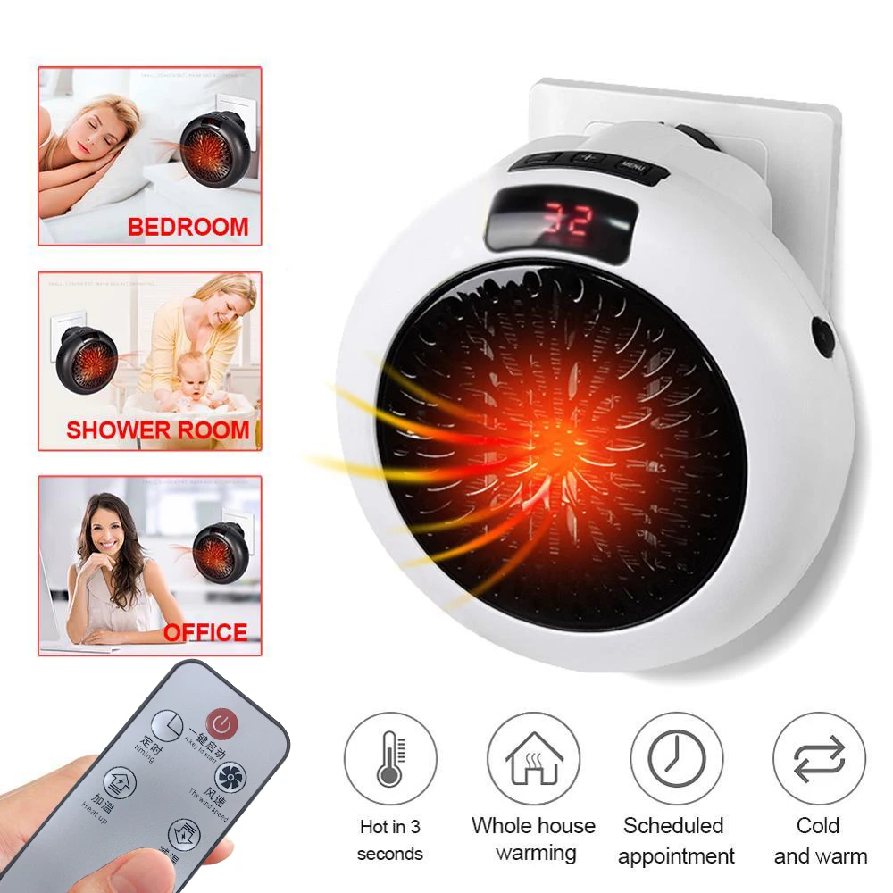 IWP Electric Portable Heater Mini Wall Mount Home Office Desktop Warm Air Heater Warmer Fan Silent Remote Fast Heat Thermostat
IWP Electric Portable Heater Mini Wall Mount Home Office Desktop Warm Air Heater Warmer Fan Silent Remote Fast Heat Thermostat