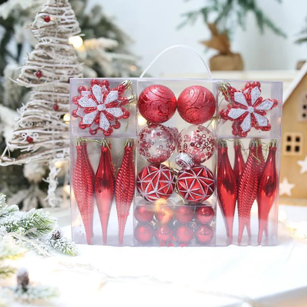 40PCS Christmas Balls Ornaments Xmas Tree Hanging Bauble 6cm Christmas Ball Ornaments Tree Decorations For Holiday Wedding Party
40PCS Christmas Balls Ornaments Xmas Tree Hanging Bauble 6cm Christmas Ball Ornaments Tree Decorations For Holiday Wedding Party