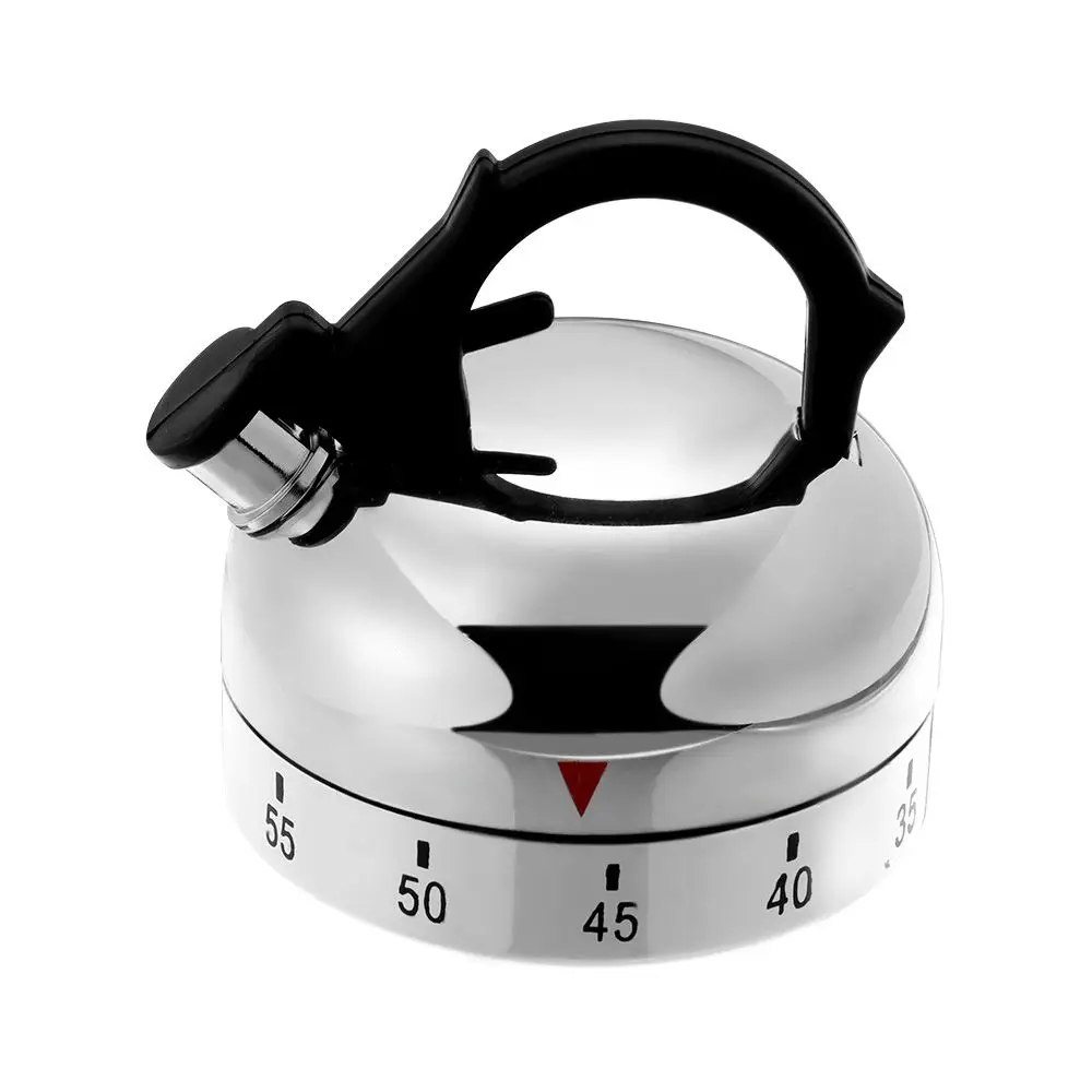 New 60 Minute Kitchen Timer Alarm Mechanical Teapot Shaped Timer Clock Counting Tools Cooking Baking Assistant Kitchen Tool
New 60 Minute Kitchen Timer Alarm Mechanical Teapot Shaped Timer Clock Counting Tools Cooking Baking Assistant Kitchen Tool