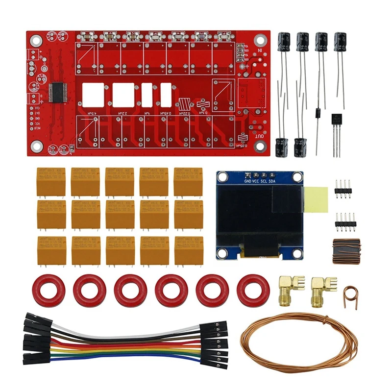 ATU-100 DIY Kits 1.8-50Mhz ATU-100 Automatic Antenna Tuner By N7DDC 7X7 + OLED, Firmware Programmed/ SMD/Chip Soldered
ATU-100 DIY Kits 1.8-50Mhz ATU-100 Automatic Antenna Tuner By N7DDC 7X7 + OLED, Firmware Programmed/ SMD/Chip Soldered