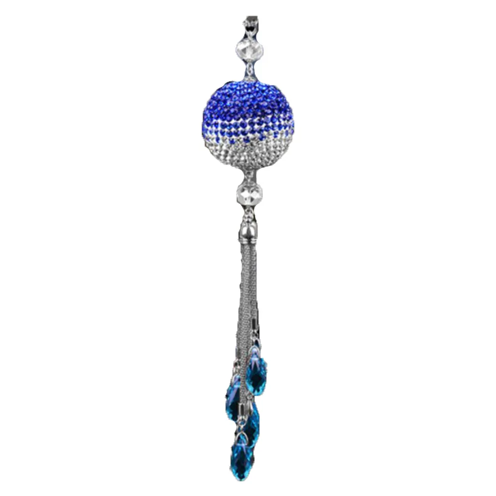 Blue White Car Crystal Ball Pendant Cross-border Bling Diamond-encrusted Car Rearview Mirror Full of Diamond Decor Ornaments
Blue White Car Crystal Ball Pendant Cross-border Bling Diamond-encrusted Car Rearview Mirror Full of Diamond Decor Ornaments