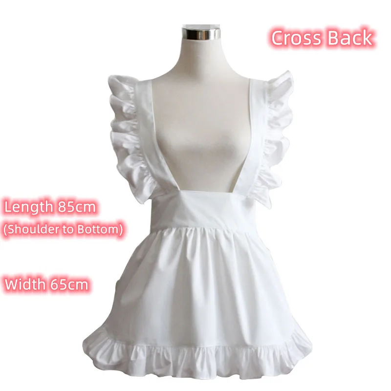 Женский белый хлопковый фартук
Женский белый хлопковый фартук