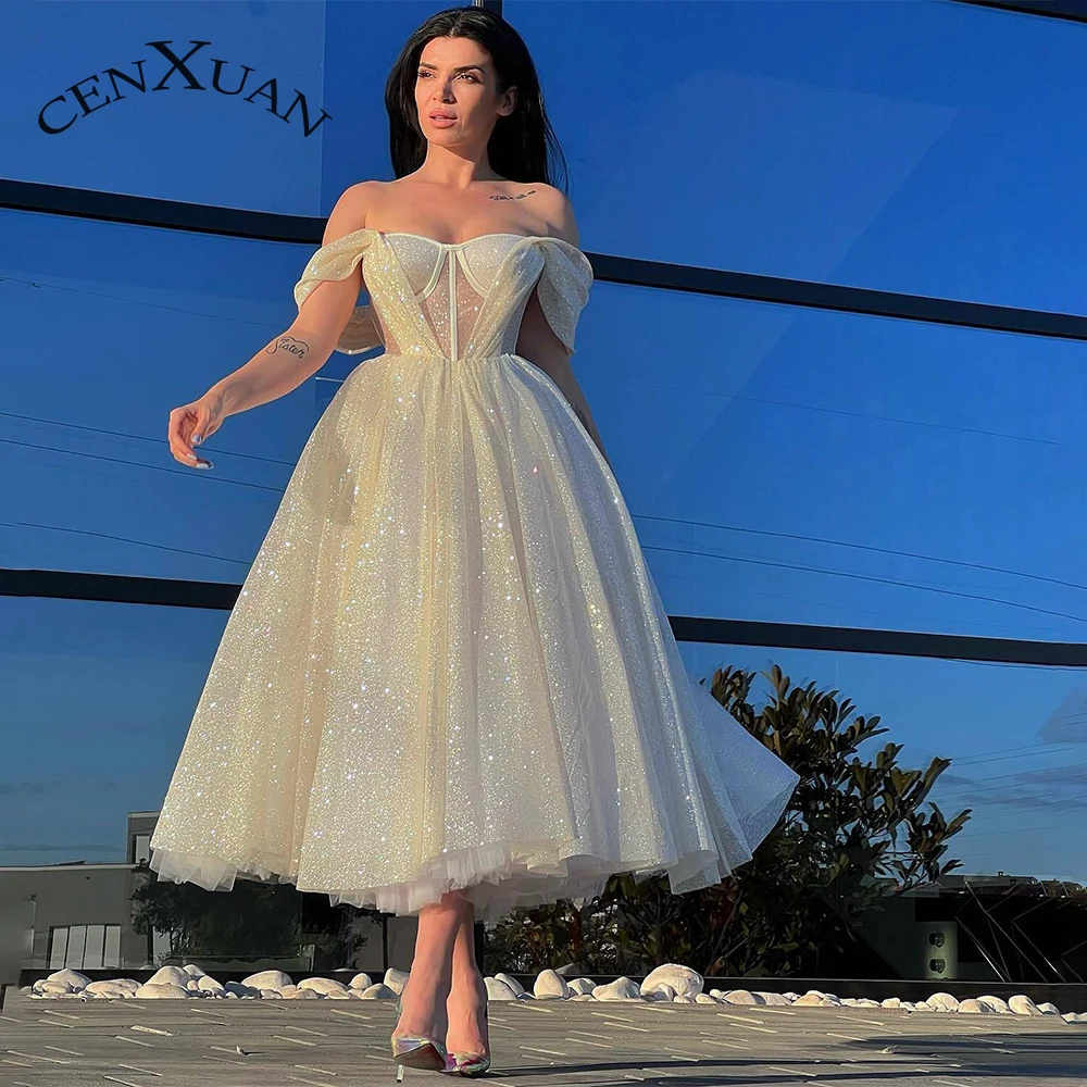 Cenxuan Charming Sweetheart Sparkly Sequined Off The Shoulder Backless Sexy Evening Party For Women Personalised Robes De Soirée
Cenxuan Charming Sweetheart Sparkly Sequined Off The Shoulder Backless Sexy Evening Party For Women Personalised Robes De Soirée