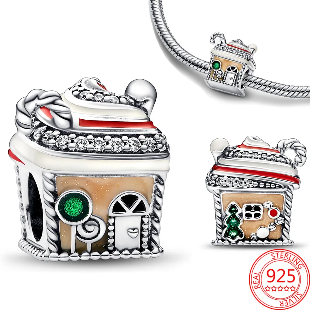 Christmas Gift Festive Gingerbread Cookie House Charm Fit Bracelet & Bangle S925 Sterling Silver Jewelry Set Making
Christmas Gift Festive Gingerbread Cookie House Charm Fit Bracelet & Bangle S925 Sterling Silver Jewelry Set Making