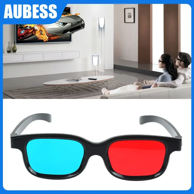 1PC Black Frame Red Blue 3D Glasses Black Frame For Dimensional Anaglyph TV Movie DVD Game Video Offers A Sense Of Reality
1PC Black Frame Red Blue 3D Glasses Black Frame For Dimensional Anaglyph TV Movie DVD Game Video Offers A Sense Of Reality