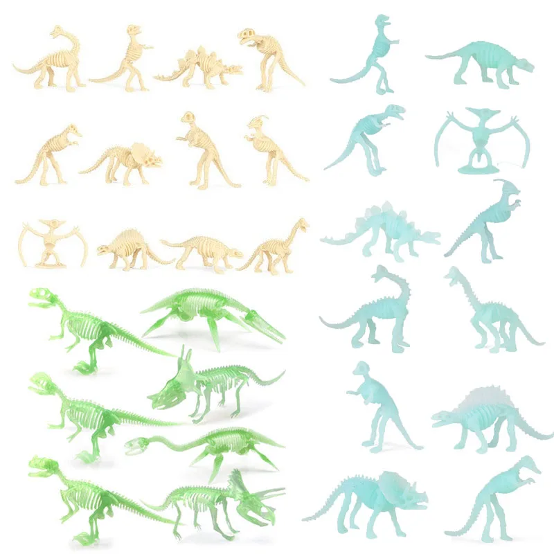 Simulation Mini Dinosaur Fossil Luminous Version Set Model Action Figures Tyrannosaurus Pterosaur Ornament Children's Toy Gifts 
Simulation Mini Dinosaur Fossil Luminous Version Set Model Action Figures Tyrannosaurus Pterosaur Ornament Children's Toy Gifts
