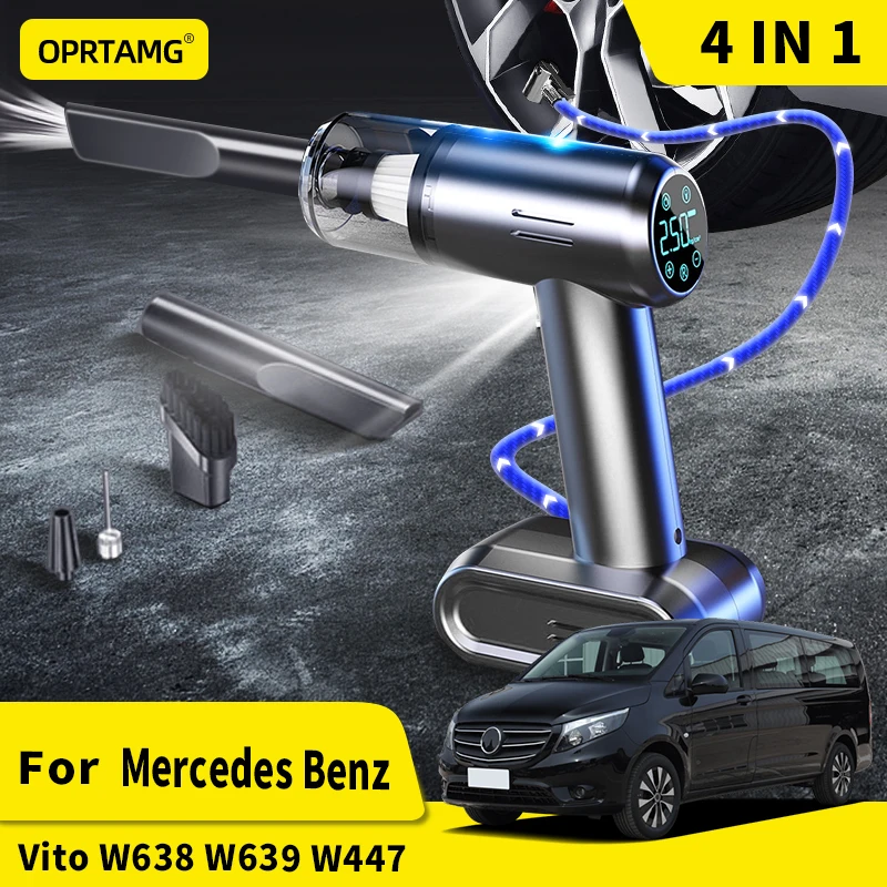 OPRTAMG Car Wireless Electric Vacuum cleaner Inflatable Pump For Mercedes Benz Vito W638 W639 W447 1994-2022 Car Accessories
OPRTAMG Car Wireless Electric Vacuum cleaner Inflatable Pump For Mercedes Benz Vito W638 W639 W447 1994-2022 Car Accessories