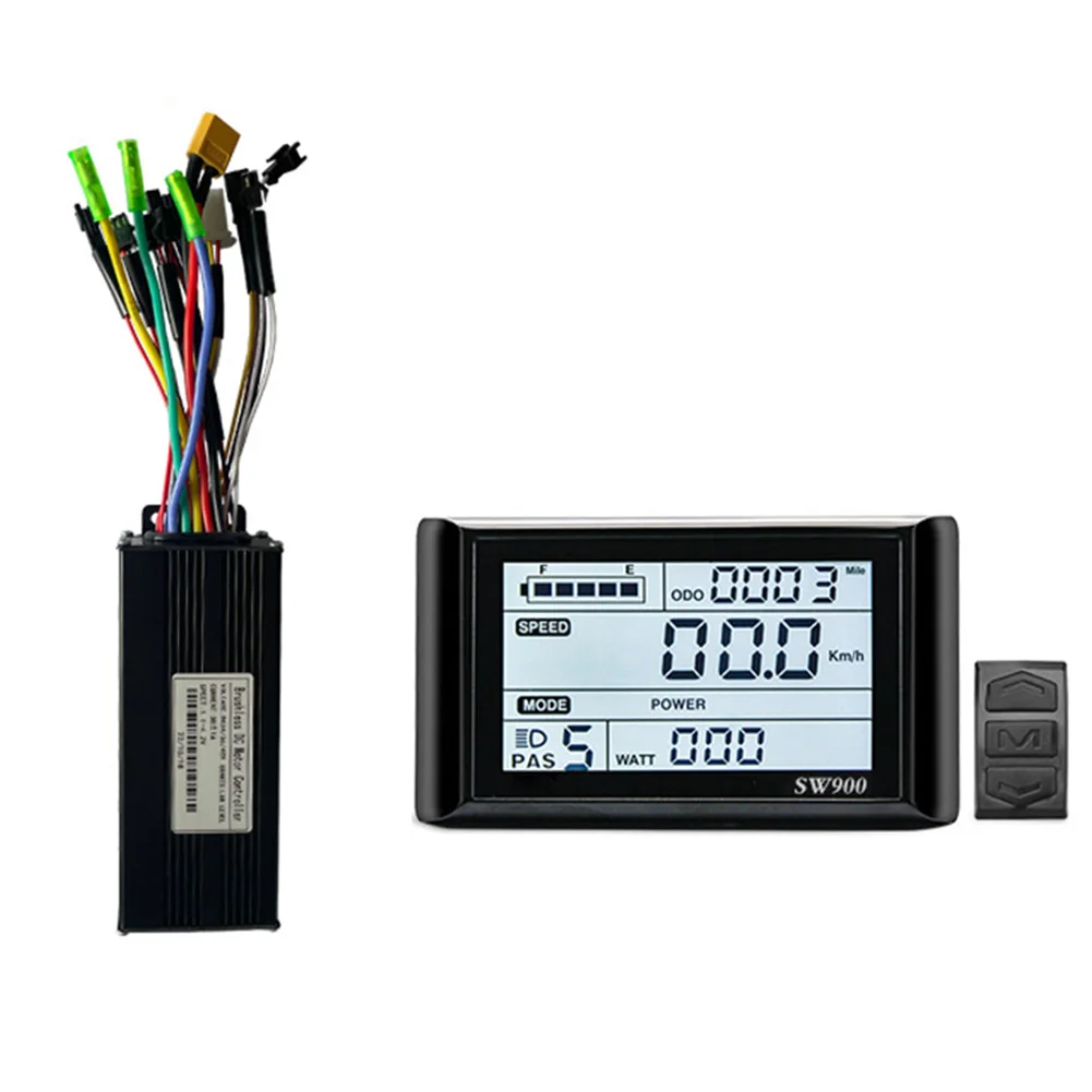 Mountain Bike Controller Lithium Battery Boost 30A Three-mode Sine Wave Controller SW900 LCD Display Electric Bicycle Parts
Mountain Bike Controller Lithium Battery Boost 30A Three-mode Sine Wave Controller SW900 LCD Display Electric Bicycle Parts