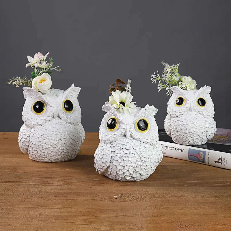 1pcs 13/15/17cm New Products Owl Flower Arrangement Decoration Creative Indoor Living Room Outdoor Garden Resin Craft Decoration
1pcs 13/15/17cm New Products Owl Flower Arrangement Decoration Creative Indoor Living Room Outdoor Garden Resin Craft Decoration