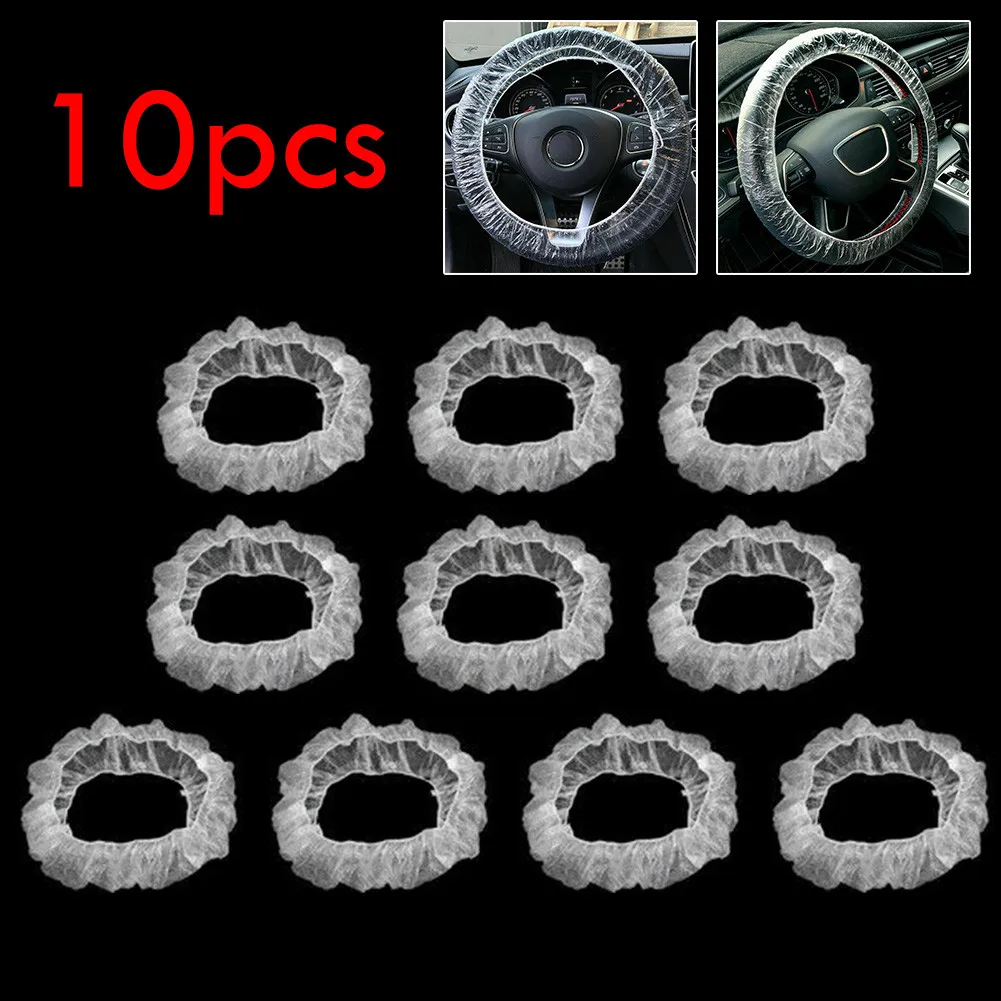 10pc Car Clear Universal Steering Wheel Cover Plastic Disposable Steering Cover Steering Wheel Cover Elastic Trim Covers Films
10pc Car Clear Universal Steering Wheel Cover Plastic Disposable Steering Cover Steering Wheel Cover Elastic Trim Covers Films