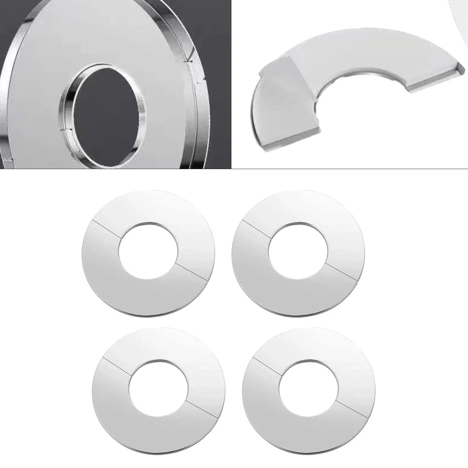 Shower Faucet Decorative Cover Stainless Steel Finish Water Pipe Wall Covers Bathroom Daily For Pipes Home Tool Accessories
Shower Faucet Decorative Cover Stainless Steel Finish Water Pipe Wall Covers Bathroom Daily For Pipes Home Tool Accessories