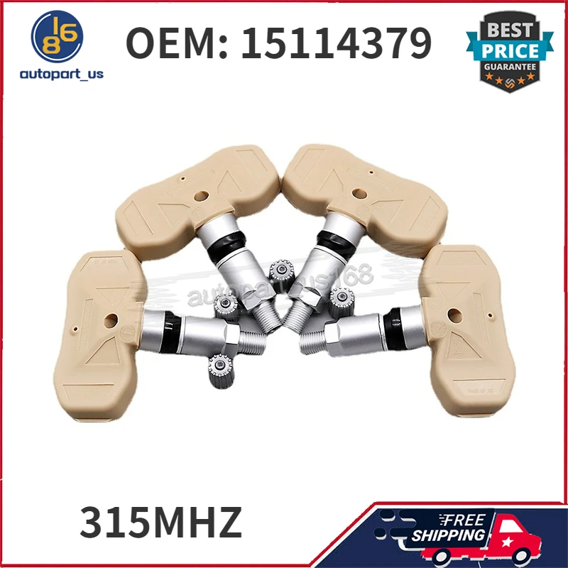 315MHZ Tire Pressure Monitor Sensor 15114379 For Cadillac Escalade Chevrolet Silverado Suburban Tahoe GMC Sierra Yukon Yukon XL
315MHZ Tire Pressure Monitor Sensor 15114379 For Cadillac Escalade Chevrolet Silverado Suburban Tahoe GMC Sierra Yukon Yukon XL