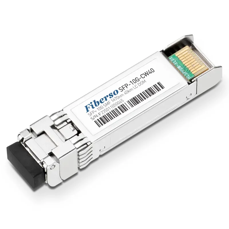 Совместимый с Fiberso Cisco модуль SFP+ 10G CWDM 40 км 1470-1610 нм SM оптоволоконные трансиверы
