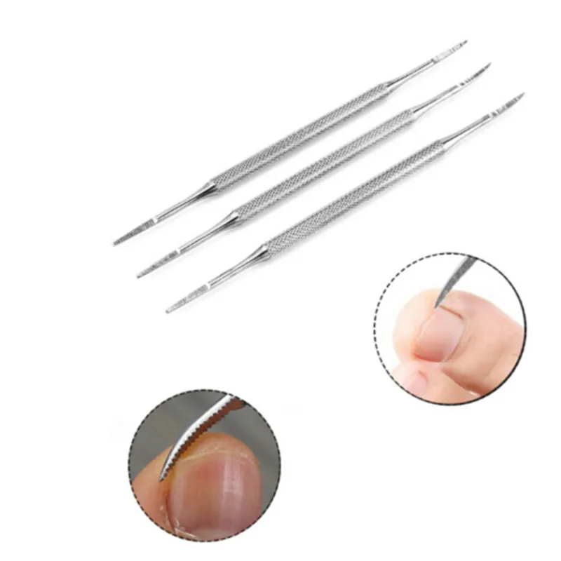 

Satin Edge Ingrown Toe Nail Lifter Stainless Toe Nail File Double Ended Pedicure Accessories Onychomycosis Paronychia Treatment