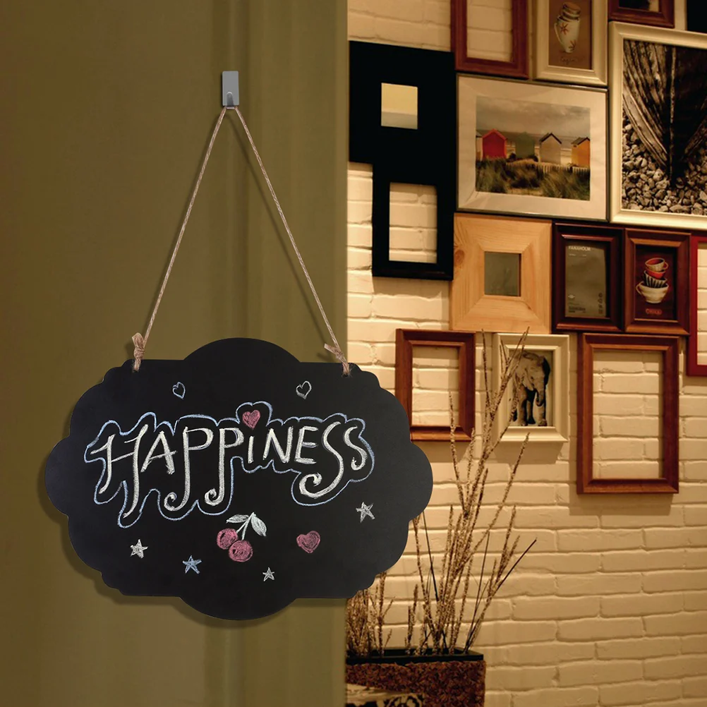 1pc Message Board DIY Wave Shape Hanging Rope Erasable Double-Sided Blackboard for Shop
1pc Message Board DIY Wave Shape Hanging Rope Erasable Double-Sided Blackboard for Shop