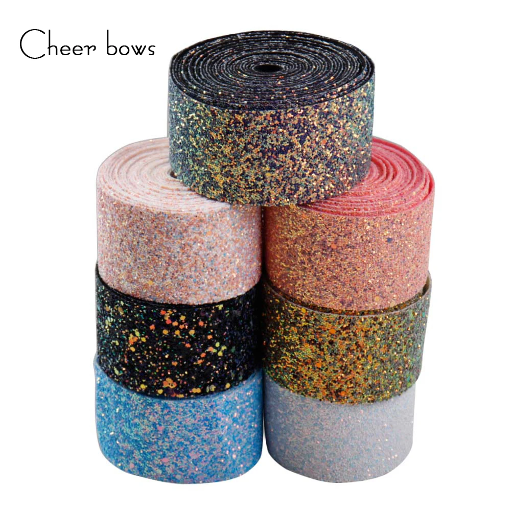 1 Yard 50mm New Shiny Chunky Glitter Ribbon Blingbling Soft Fabric Gift Package Handmade Material DIY Hairbow Accessories
1 Yard 50mm New Shiny Chunky Glitter Ribbon Blingbling Soft Fabric Gift Package Handmade Material DIY Hairbow Accessories