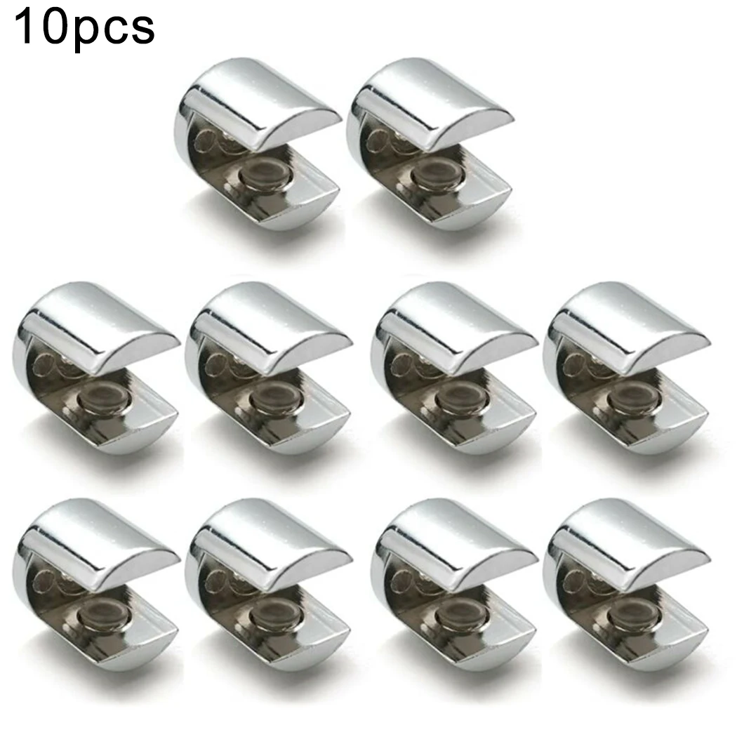 10pcs Glass Shelf Support Clamp Zinc Alloy Silver Brackets Clip Polished Chrome Shelves 6-12mm For-Fixing Bathroom-Glass
10pcs Glass Shelf Support Clamp Zinc Alloy Silver Brackets Clip Polished Chrome Shelves 6-12mm For-Fixing Bathroom-Glass