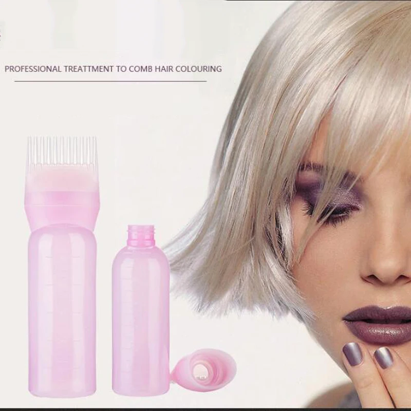 120ml Multicolor Plastic Hair Dye Refillable Bottle Applicator Comb Dispensing Salon Hair Coloring Hairdressing Styling Tool 1pc
120ml Multicolor Plastic Hair Dye Refillable Bottle Applicator Comb Dispensing Salon Hair Coloring Hairdressing Styling Tool 1pc