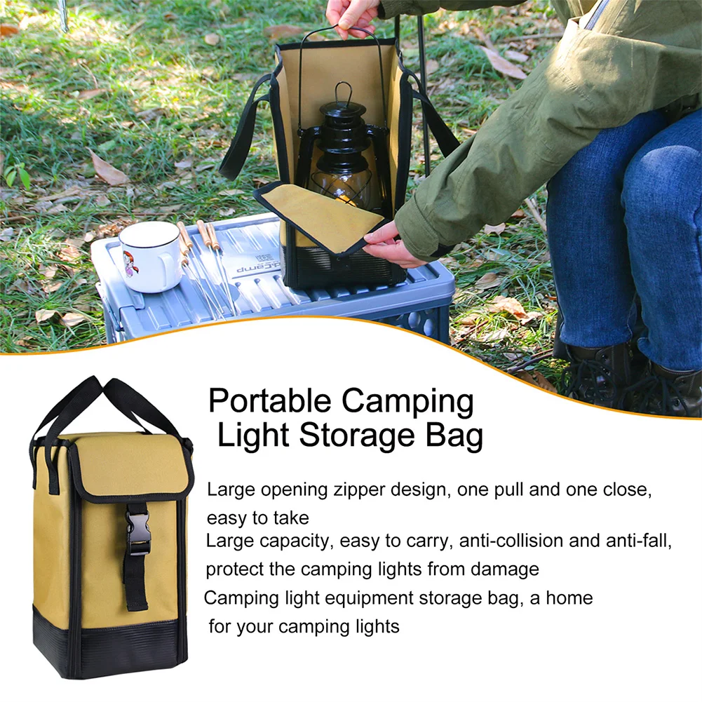 Pouch Camping Bag Anti-Collision For Hurricane Storm 600D Oxford Cloth Lantern Storage Multifunctional Square 16*16*32cm
Pouch Camping Bag Anti-Collision For Hurricane Storm 600D Oxford Cloth Lantern Storage Multifunctional Square 16*16*32cm