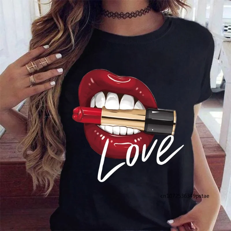 Funny Sexy Kiss Lip T-shirts for Women Fashion Watercolor Graphic T Shirts Ladies Tshirts 90s Baby Tees Y2K Tops Casual Harajuku
Funny Sexy Kiss Lip T-shirts for Women Fashion Watercolor Graphic T Shirts Ladies Tshirts 90s Baby Tees Y2K Tops Casual Harajuku