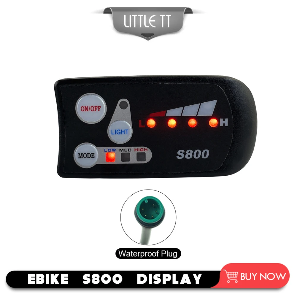 Electric Bicycle 36V48V S800 LED Control Panel Display For Ebike Waterproof Plug E-bike Display Cycling Accessories Parts
Electric Bicycle 36V48V S800 LED Control Panel Display For Ebike Waterproof Plug E-bike Display Cycling Accessories Parts