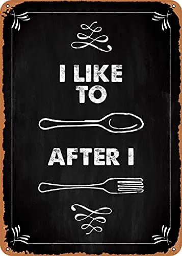 Spoon Fork Kitchen Pun Vintage Look Metal Sign Patent Art Prints Retro Gift 8x12 Inch
Spoon Fork Kitchen Pun Vintage Look Metal Sign Patent Art Prints Retro Gift 8x12 Inch