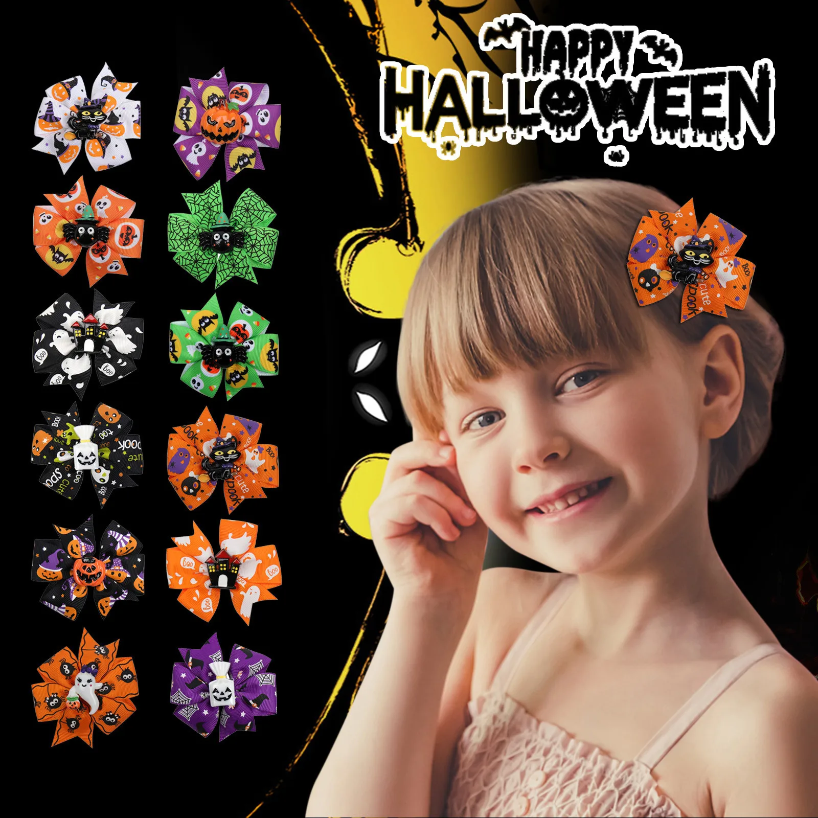 Заколки для волос на Хэллоуин, Детские Мультяшные украшения, головные уборы, аксессуары вечерние, детский уход, подарки для девочек, объемна...
Заколки для волос на Хэллоуин, Детские Мультяшные украшения, головные уборы, аксессуары вечерние, детский уход, подарки для девочек, объемна...