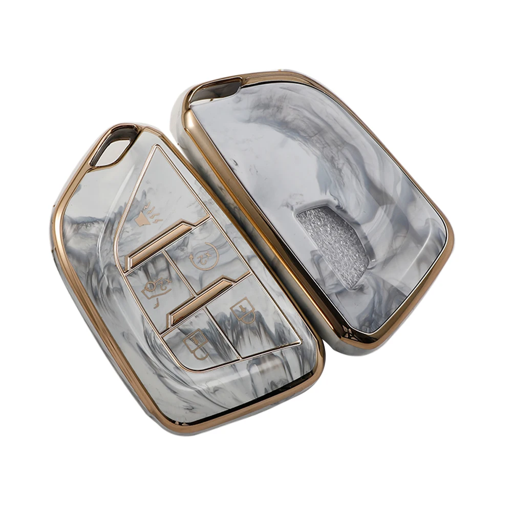 Car Key Cover Protector Case Holder Skin Jacket For Cadillac 2020-up Cadillac'a all new CT5 CT6 XTS XT4 Smart Key 5 button 1PC
Car Key Cover Protector Case Holder Skin Jacket For Cadillac 2020-up Cadillac'a all new CT5 CT6 XTS XT4 Smart Key 5 button 1PC