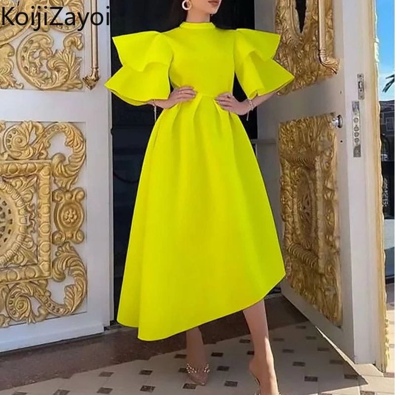 Женское летнее платье-макси Koijizayoi, однотонное вечернее платье с пышными короткими рукавами, офисное женское элегантное платье-трапеция, же...
Женское летнее платье-макси Koijizayoi, однотонное вечернее платье с пышными короткими рукавами, офисное женское элегантное платье-трапеция, же...