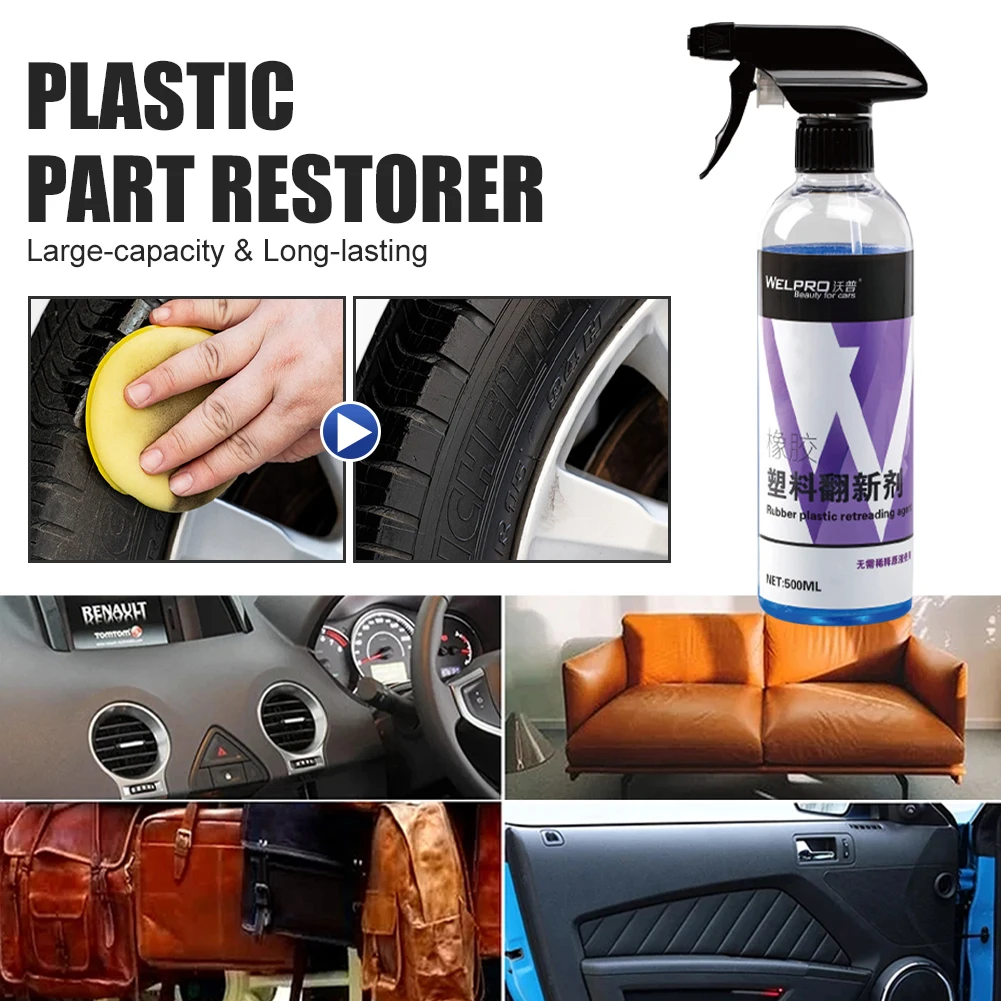 500ML Auto Plastic Refurbish Liquid Car Retreading Cleaning Agent Car Paints Care Polish Nano Anti Waterproof Gloss Seal Coating
500ML Auto Plastic Refurbish Liquid Car Retreading Cleaning Agent Car Paints Care Polish Nano Anti Waterproof Gloss Seal Coating
