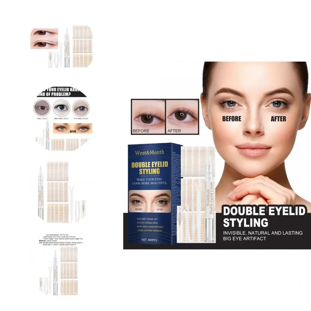 1Set Eyelid Tape Useful Eye Lift Double Eyelid Patch Easy to Use Instant Lifting Eyelid Sticker
1Set Eyelid Tape Useful Eye Lift Double Eyelid Patch Easy to Use Instant Lifting Eyelid Sticker