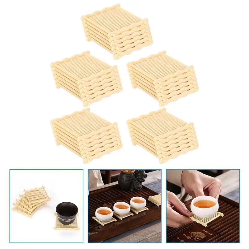 30pcs Plastic Coasters Kung Fu Tea Cup Pad Heat Resistant Tea Cup Holders Tea Tray Accessories
30pcs Plastic Coasters Kung Fu Tea Cup Pad Heat Resistant Tea Cup Holders Tea Tray Accessories