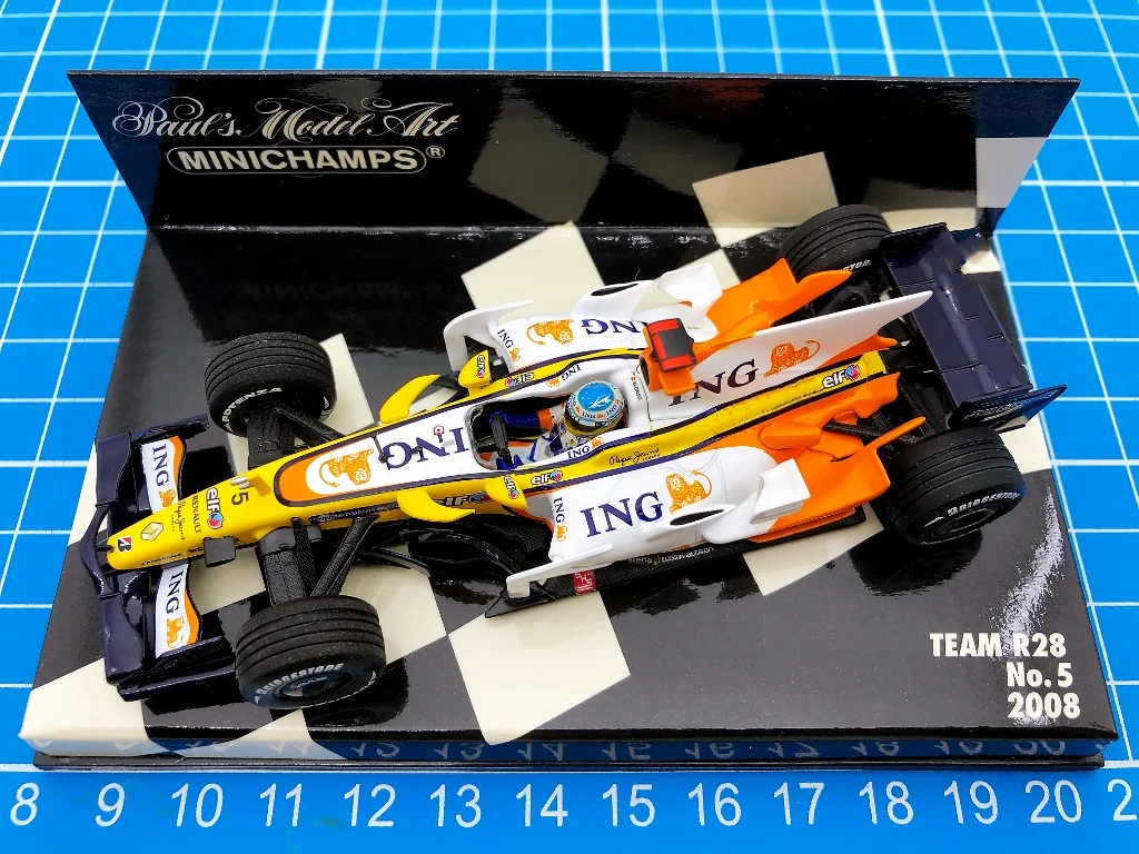 Minichamps 1:43 F1 R28 2008 Fernando Alonso Simulation Limited Edition Resin Metal Static Car Model Toy Gift
Minichamps 1:43 F1 R28 2008 Fernando Alonso Simulation Limited Edition Resin Metal Static Car Model Toy Gift