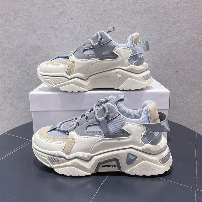 Fashion Patchwork Woman Vulcanize Shoes 2021 Autumn Platform Sneakers Breathable Mesh Ladies Footwear Casual Ladies Footwear
Fashion Patchwork Woman Vulcanize Shoes 2021 Autumn Platform Sneakers Breathable Mesh Ladies Footwear Casual Ladies Footwear