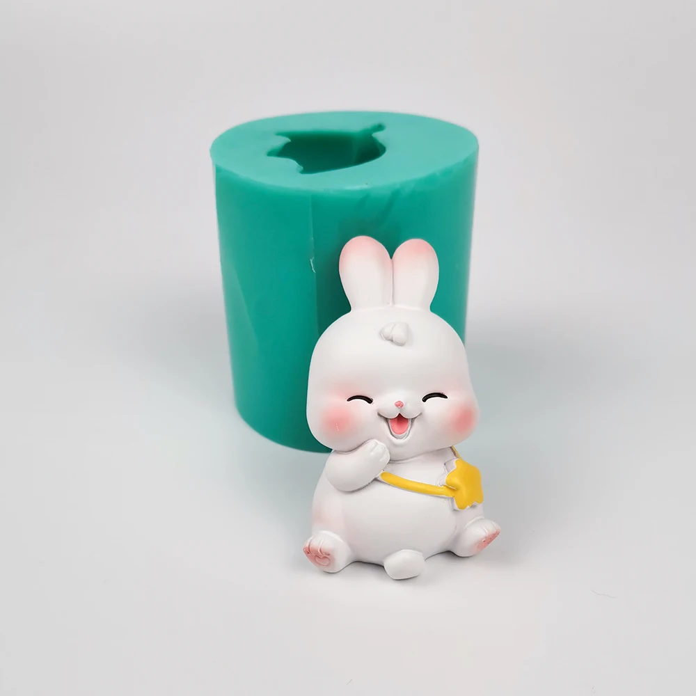 PRZY Animal Mold Happy Bunny Fondant Mould 3D Cute Lovely Smiling Rabbit Clay Resin Silicone Mold Mousse Cake Molds
PRZY Animal Mold Happy Bunny Fondant Mould 3D Cute Lovely Smiling Rabbit Clay Resin Silicone Mold Mousse Cake Molds