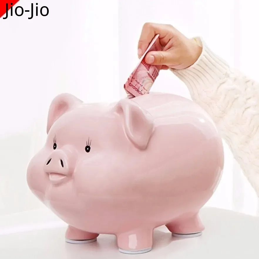 Симпатичная детская керамическая копилка, сейф для свиней, коробка для денег, большие детские бумажные деньги и монеты, коробка для наличны...
Симпатичная детская керамическая копилка, сейф для свиней, коробка для денег, большие детские бумажные деньги и монеты, коробка для наличны...