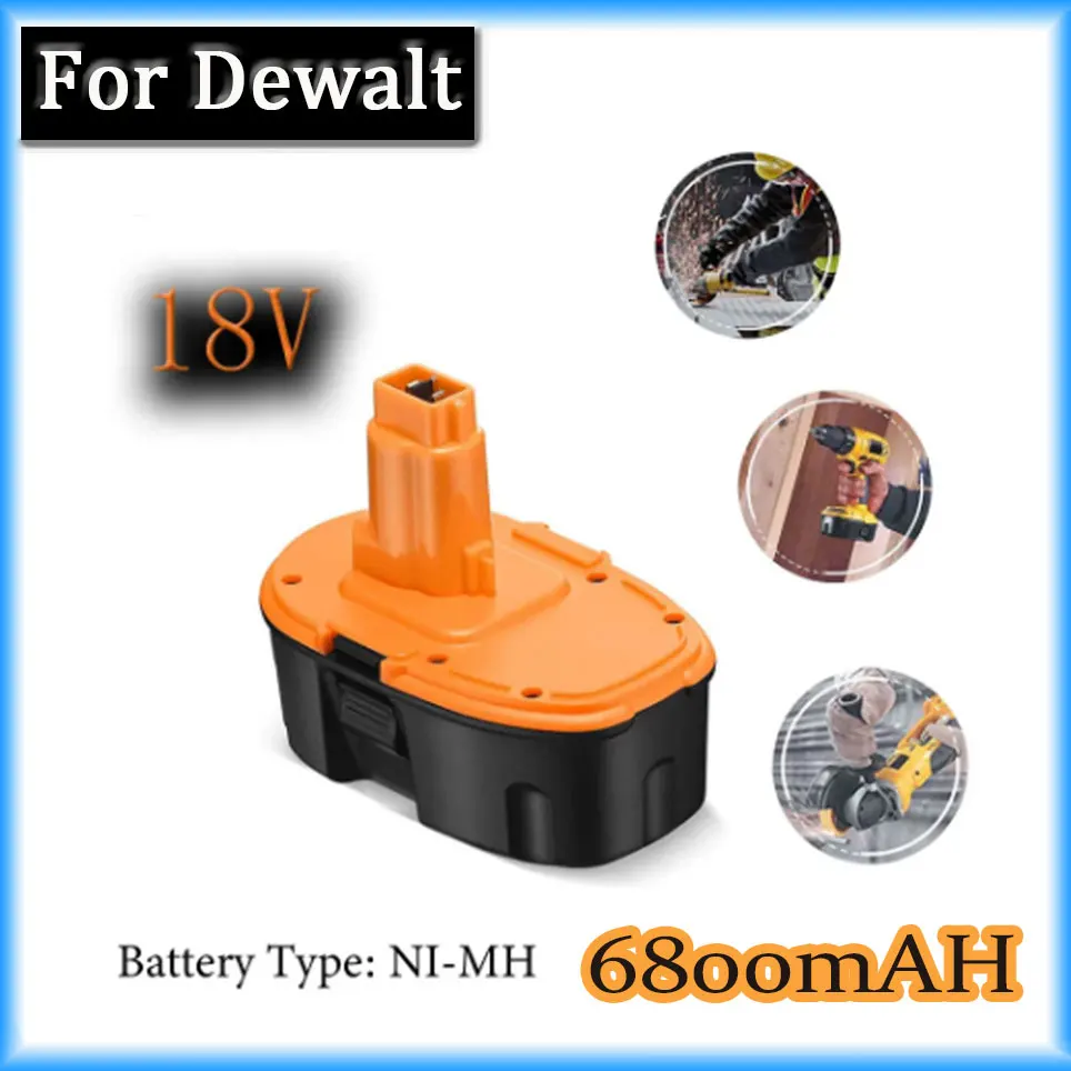 Dewalt 100%Original 18V 6800mAh Ni-MH Power Tool for Dewalt DC9096 DE9039 DE9095 DW9098 DE9503 DW9096 Replacement Battery L30
Dewalt 100%Original 18V 6800mAh Ni-MH Power Tool for Dewalt DC9096 DE9039 DE9095 DW9098 DE9503 DW9096 Replacement Battery L30