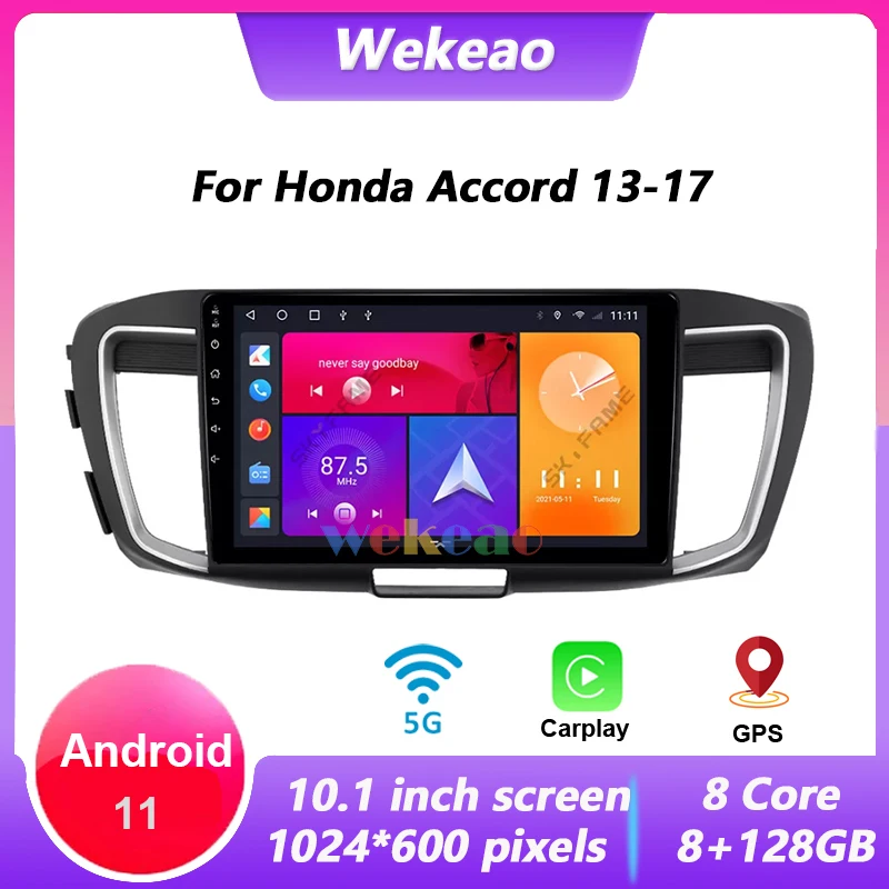Автомагнитола Wekeao, 2 Din, Android 11, 10,1 дюйма, для Honda Accord 2013-2017, Авторадио, Bluetooth, мультимедийный плеер, Carplay
Автомагнитола Wekeao, 2 Din, Android 11, 10,1 дюйма, для Honda Accord 2013-2017, Авторадио, Bluetooth, мультимедийный плеер, Carplay