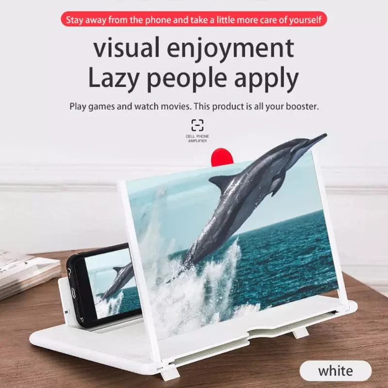 inch Folding Cell Phone Screen Magnifier Enlarged 3D Mobile Phone Screen Magnifier Radiation HD Video Amplifier Phone Stand
inch Folding Cell Phone Screen Magnifier Enlarged 3D Mobile Phone Screen Magnifier Radiation HD Video Amplifier Phone Stand