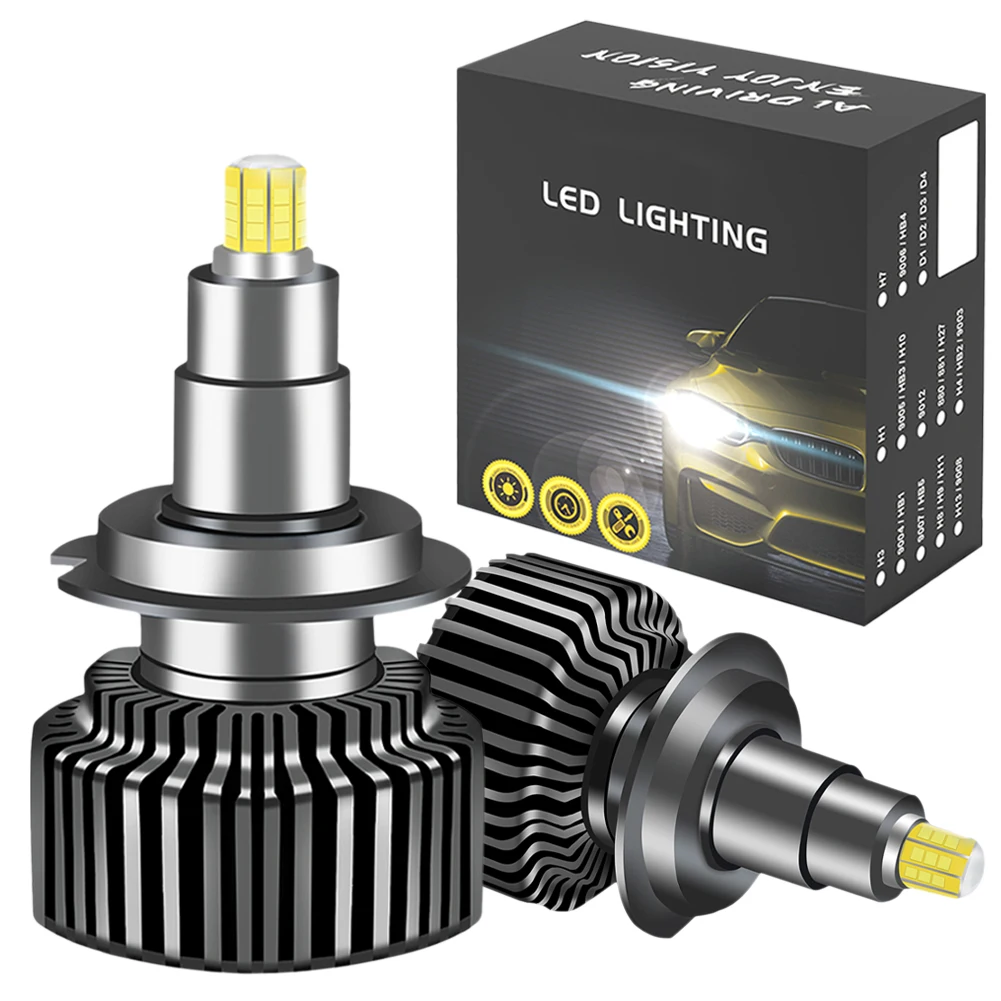 H1 H4 H7 H11 Car LED Bulb Headlight 9005 9006 9012 Eight-sided 360° High Brightness 6500K Hi Lo Beam Car Headlight Accessories
H1 H4 H7 H11 Car LED Bulb Headlight 9005 9006 9012 Eight-sided 360° High Brightness 6500K Hi Lo Beam Car Headlight Accessories