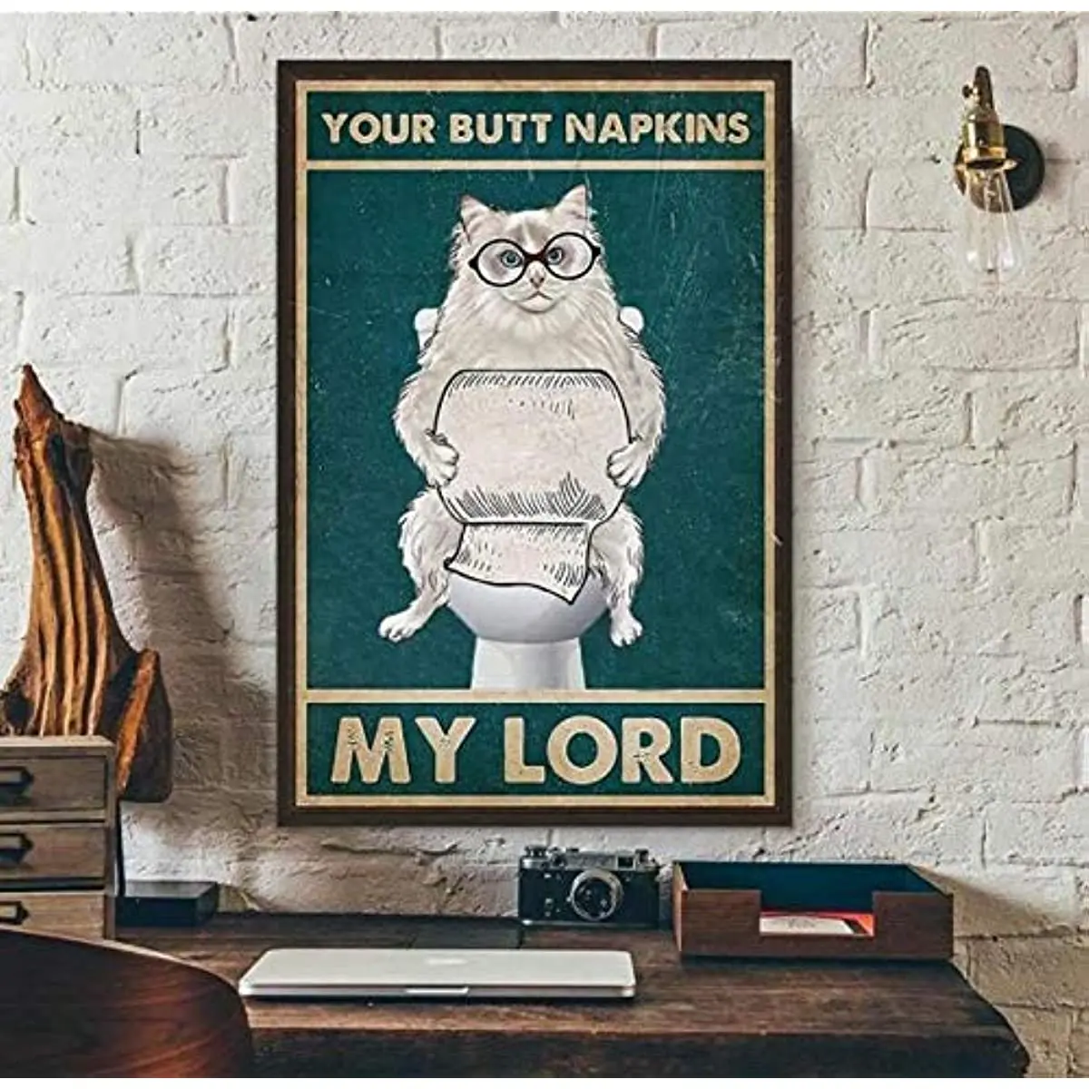 Cat Posters Funny Cat Metal Sign Your Butt Napkins My Lord Funny Cat Bathroom Metal Sign Vintage Cat Bathroom Decor gift
Cat Posters Funny Cat Metal Sign Your Butt Napkins My Lord Funny Cat Bathroom Metal Sign Vintage Cat Bathroom Decor gift