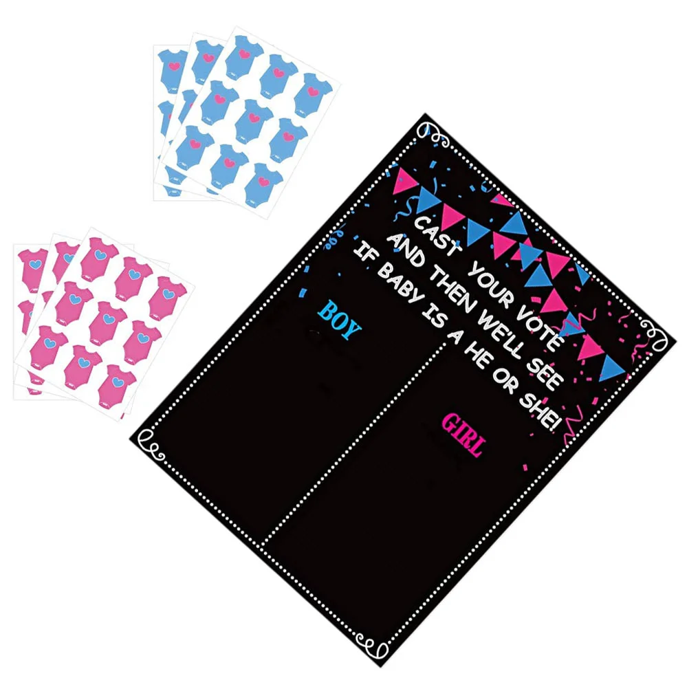 Gender Reveal Voting Stickers Boy Prediction Board Poster Identification Baby Kit Party Supplies Or Ideas Decor Games Girl
Gender Reveal Voting Stickers Boy Prediction Board Poster Identification Baby Kit Party Supplies Or Ideas Decor Games Girl
