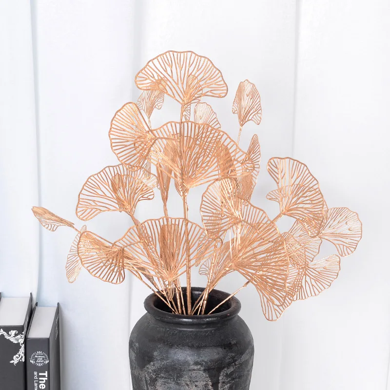 Simulation Flower Ginkgo Leaf Golden Plastic Flower 67cm3 Fork Artificial Ginkgo Leaf Wedding Decoration Fan Home Decoration DIY
Simulation Flower Ginkgo Leaf Golden Plastic Flower 67cm3 Fork Artificial Ginkgo Leaf Wedding Decoration Fan Home Decoration DIY