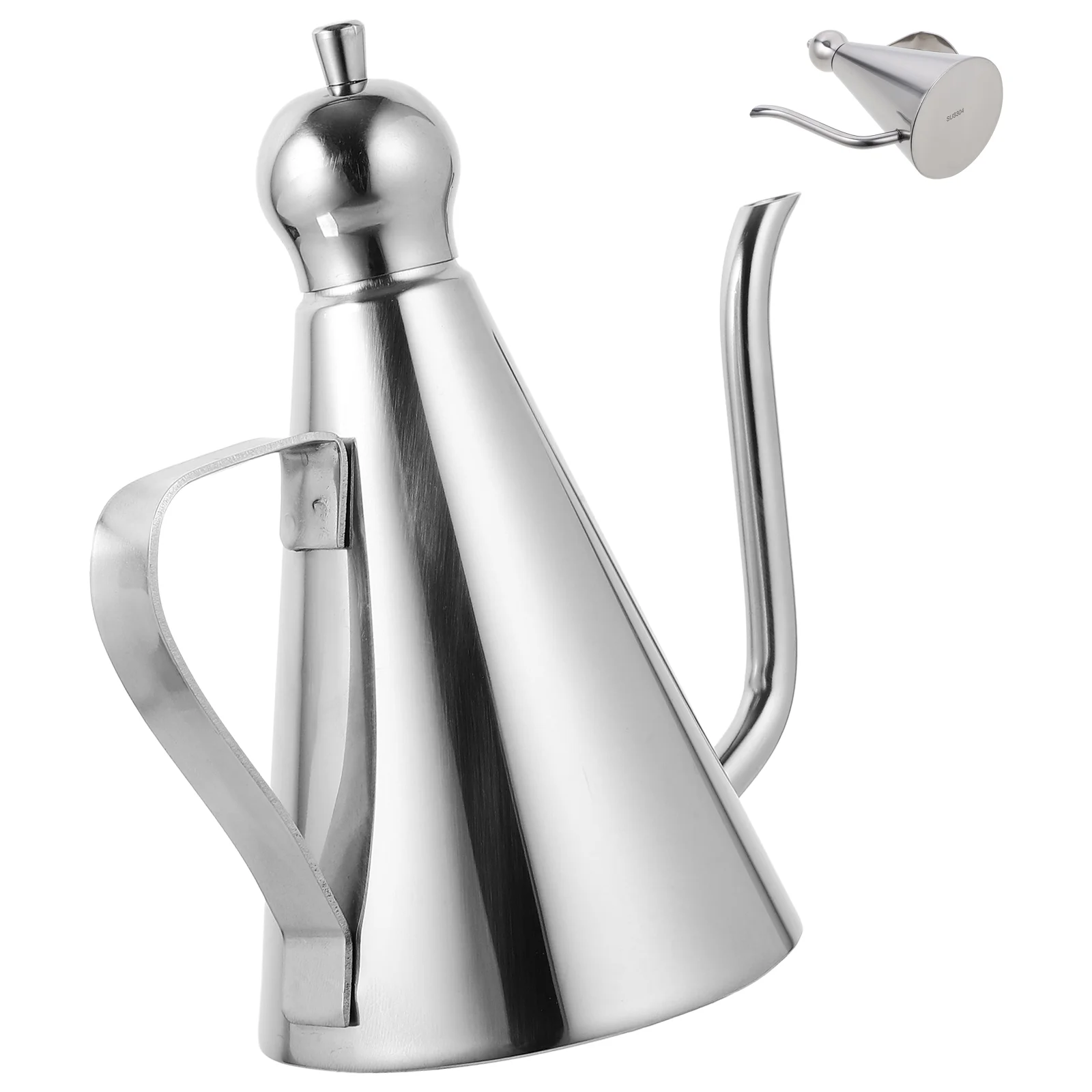 035L 304 Stainless Steel Oil Dispenser Bottle Metal Oil Vinegar Cruet Sauce Container For kitchen
035L 304 Stainless Steel Oil Dispenser Bottle Metal Oil Vinegar Cruet Sauce Container For kitchen